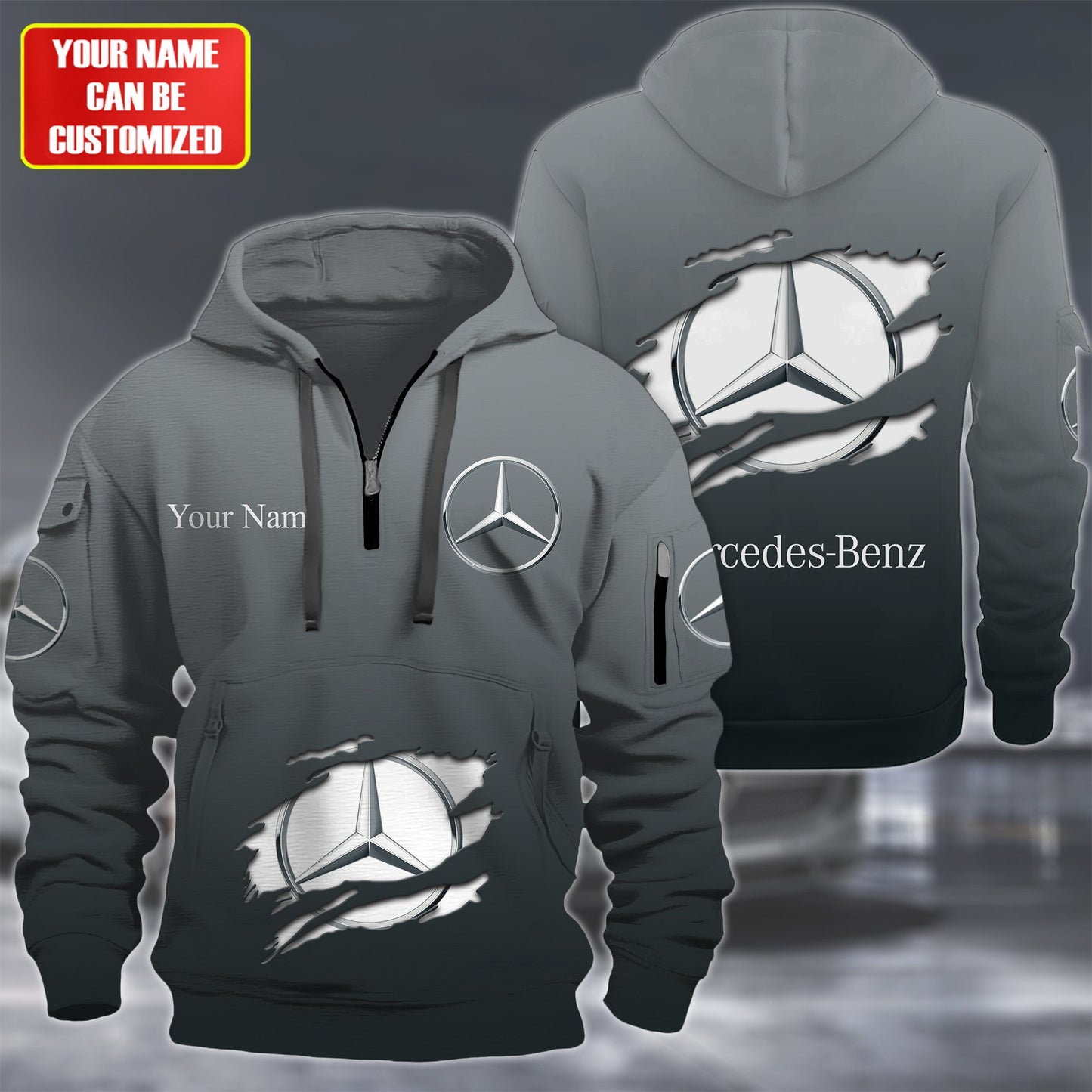 Personalized Merc V2 3D Zip-Hoodie Cotton Jacket