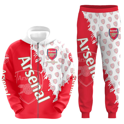 Personalized Arsenal 3D All over Printed Hoodie and Sweatpants set