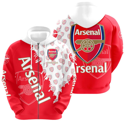 Personalized Arsenal 3D All over Printed Hoodie and Sweatpants set