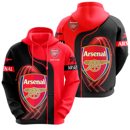 Personalized Arsenal 3D All over Printed Hoodie and Sweatpants set V3
