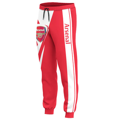 Personalized Arsenal 3D All over Printed Hoodie and Sweatpants set V4