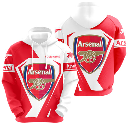 Personalized Arsenal 3D All over Printed Hoodie and Sweatpants set V4