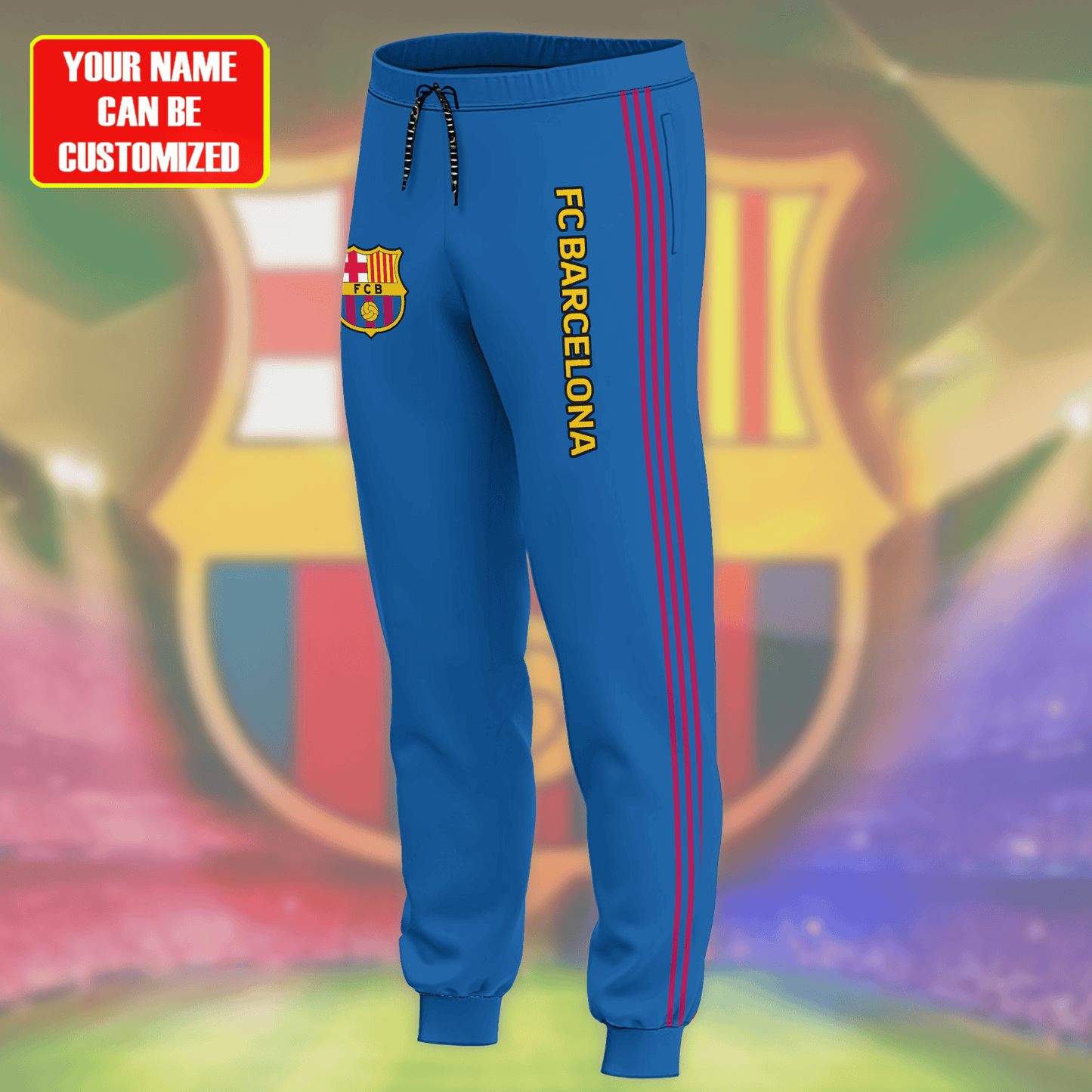 Personalized Barcelona 3D All over Printed Hoodie and Sweatpants set V1