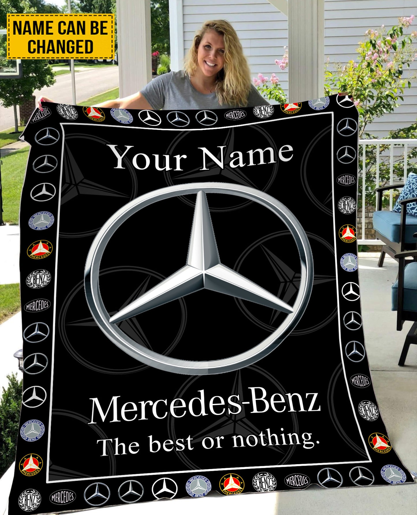 Personalized Merc 3D Fleece Blanket