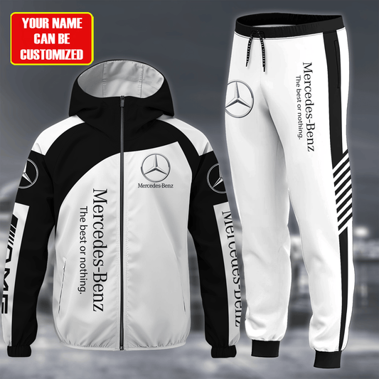 Personalized Merc Windproof Rush Jacket And Sweatpants set