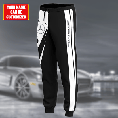 Personalized Merc AMG 3D All over Printed Hoodie and Sweatpants set V4