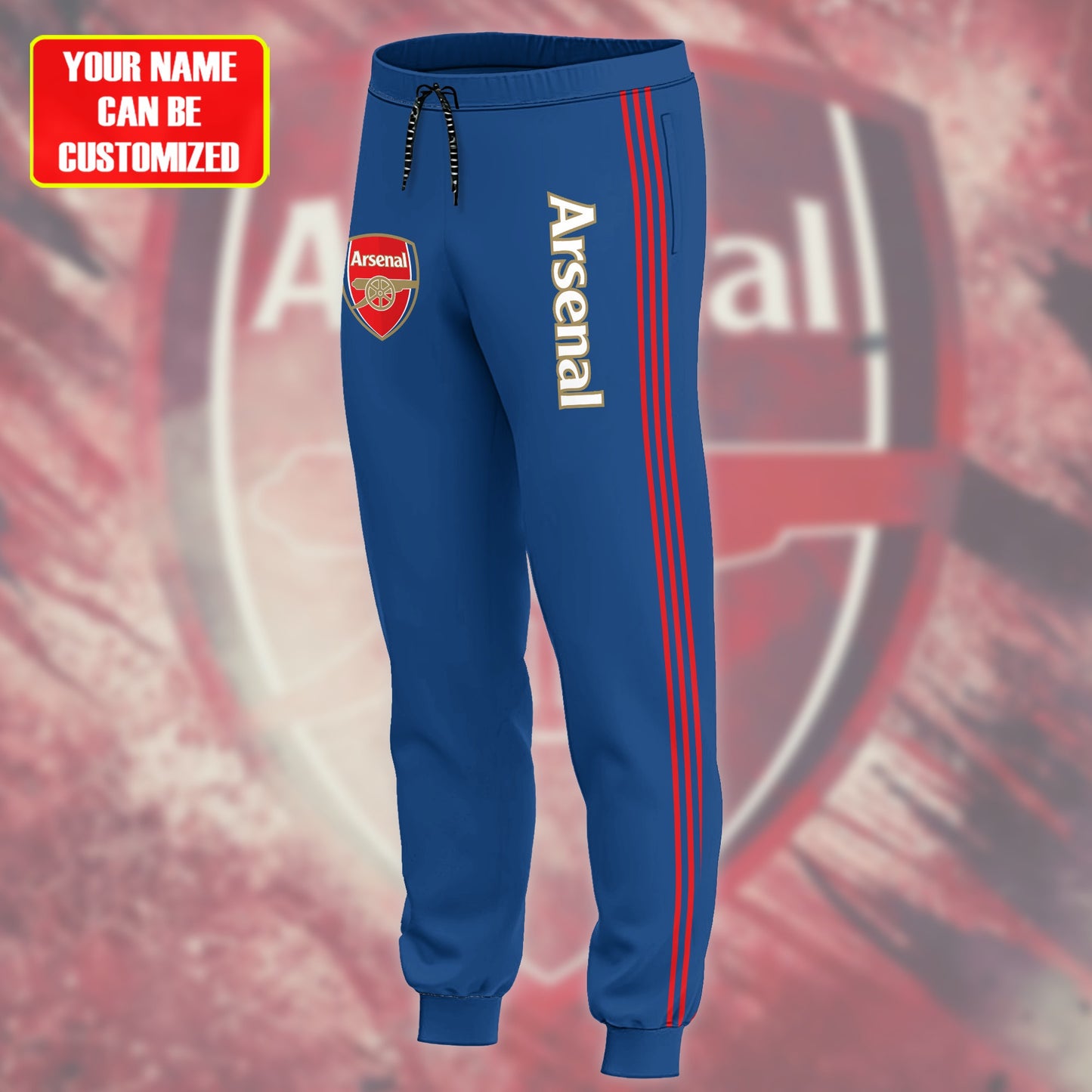 Personalized Arsenal 3D All over Printed Hoodie and Sweatpants set V1
