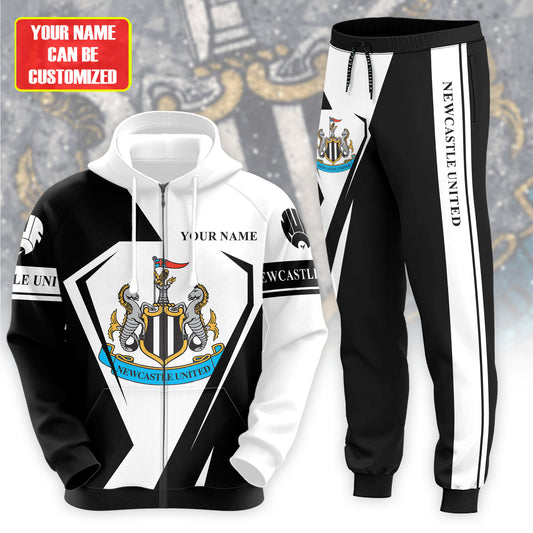 Personalized Newcastle United Q3 3D All over Printed Hoodie and Sweatpants set