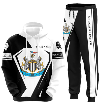 Personalized Newcastle United Q3 3D All over Printed Hoodie and Sweatpants set