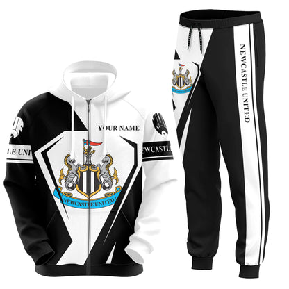 Personalized Newcastle United Q3 3D All over Printed Hoodie and Sweatpants set