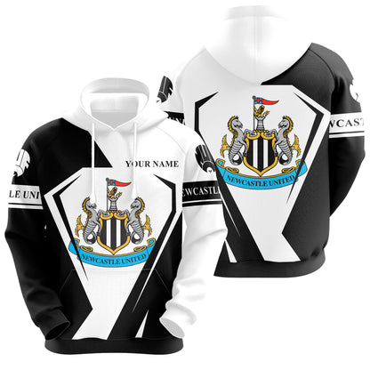 Personalized Newcastle United Q3 3D All over Printed Hoodie and Sweatpants set