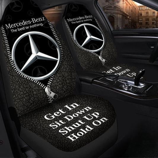 Merc Hold on Funny Car Seat Covers Universal Fit Set 2