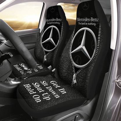Merc Hold on Funny Car Seat Covers Universal Fit Set 2