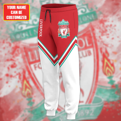 Personalized Liverpool 3D All over Printed Hoodie and Sweatpants set V5