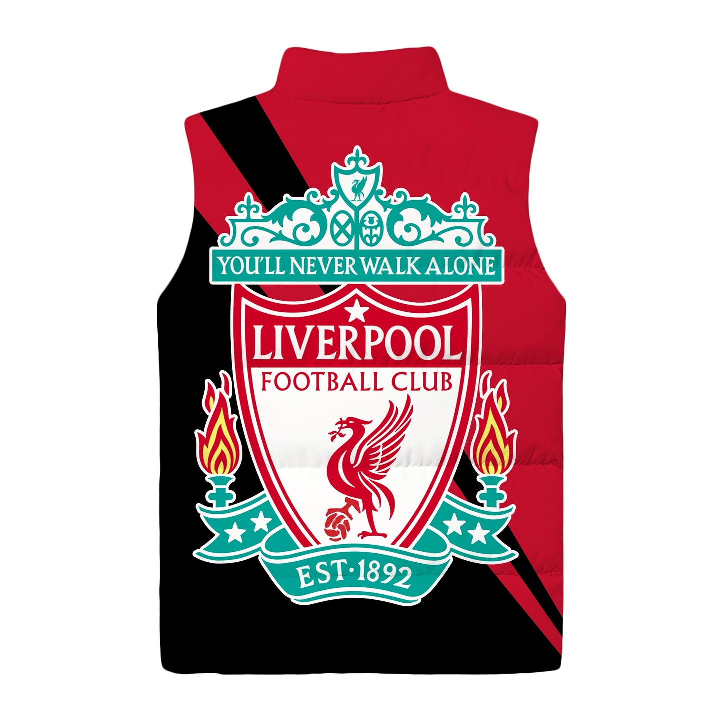 Liverpool V3 Sleeveless Windproof Puffer Jacket 3D