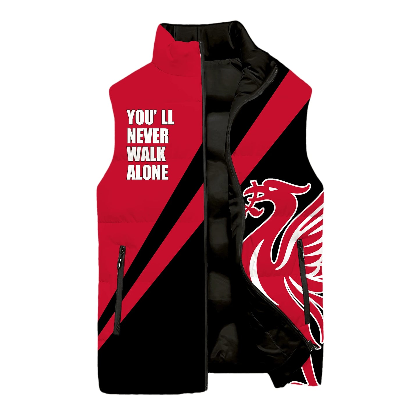 Liverpool V3 Sleeveless Windproof Puffer Jacket 3D