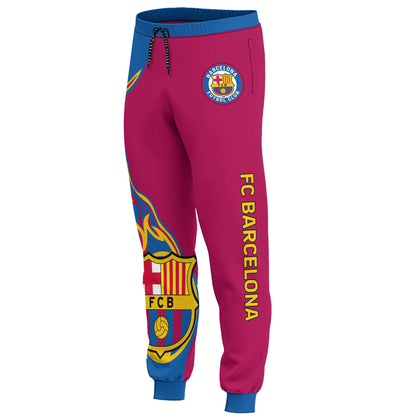 Personalized Barcelona 3D All over Printed Hoodie and Sweatpants set V5