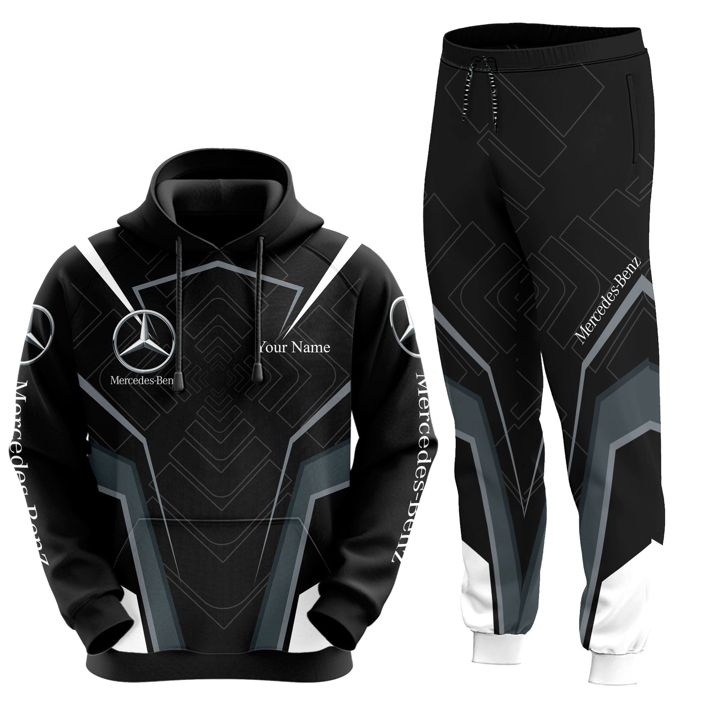 Personalized Merc Liner All over Printed Hoodie and Sweatpants set