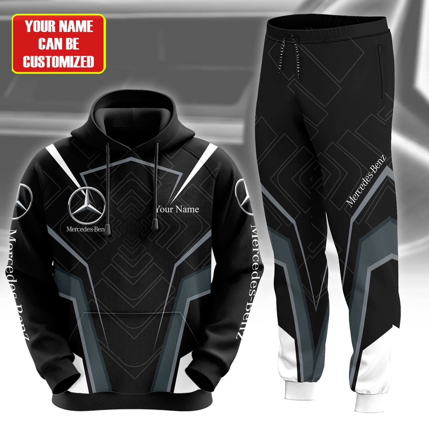 Personalized Merc Liner All over Printed Hoodie and Sweatpants set