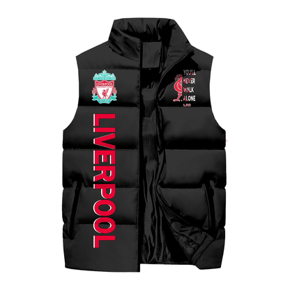 Liverpool Love Sleeveless Windproof Puffer Jacket