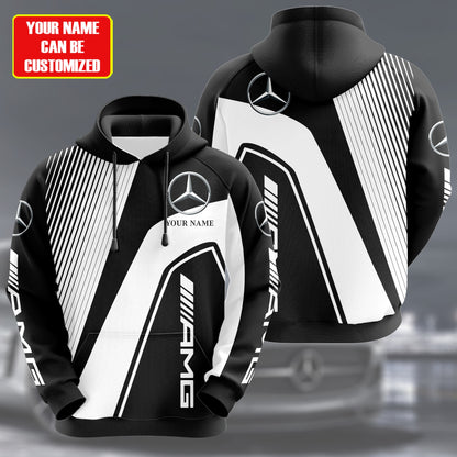 Personalized Merc AMG 3D All over Printed Hoodie and Sweatpants set V1