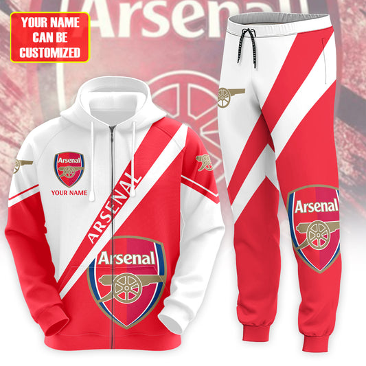Personalized Arsenal 3D All over Printed Hoodie and Sweatpants set V7