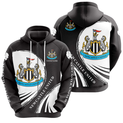 Personalized Newcastle United 3D All over Printed Hoodie and Sweatpants set V1