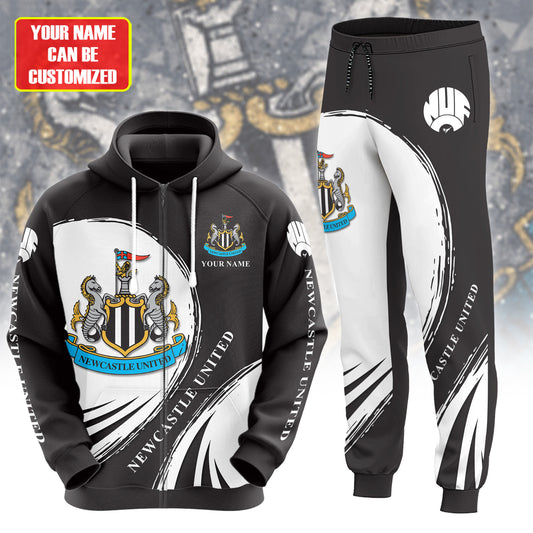 Personalized Newcastle United 3D All over Printed Hoodie and Sweatpants set V1