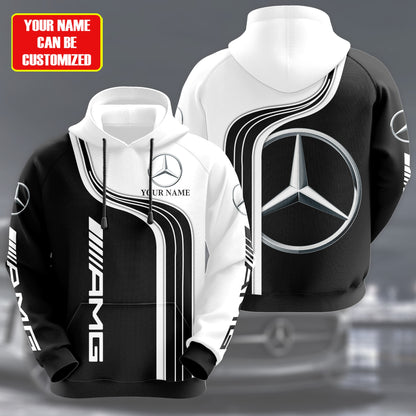 Personalized Merc AMG 3D All over Printed Hoodie and Sweatpants set V6