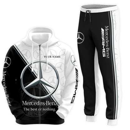 Personalized Merc AMG 3D All over Printed Hoodie and Sweatpants set
