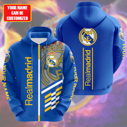 Personalized Real Madrid Q16 3D All over Printed Hoodie and Sweatpants set