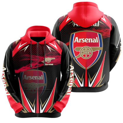 Personalized Arsenal 3D All over Printed Hoodie and Sweatpants set V8