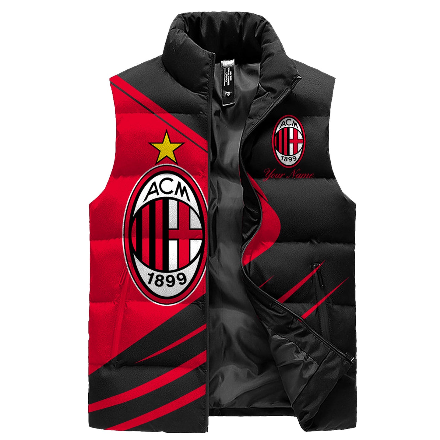 AC Milan Sleeveless Windproof Puffer Jacket V2