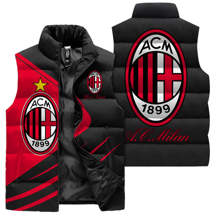 AC Milan Sleeveless Windproof Puffer Jacket V2