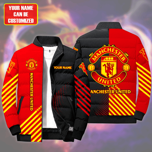 Personalized Manchester United Puffer Jacket v2 3D