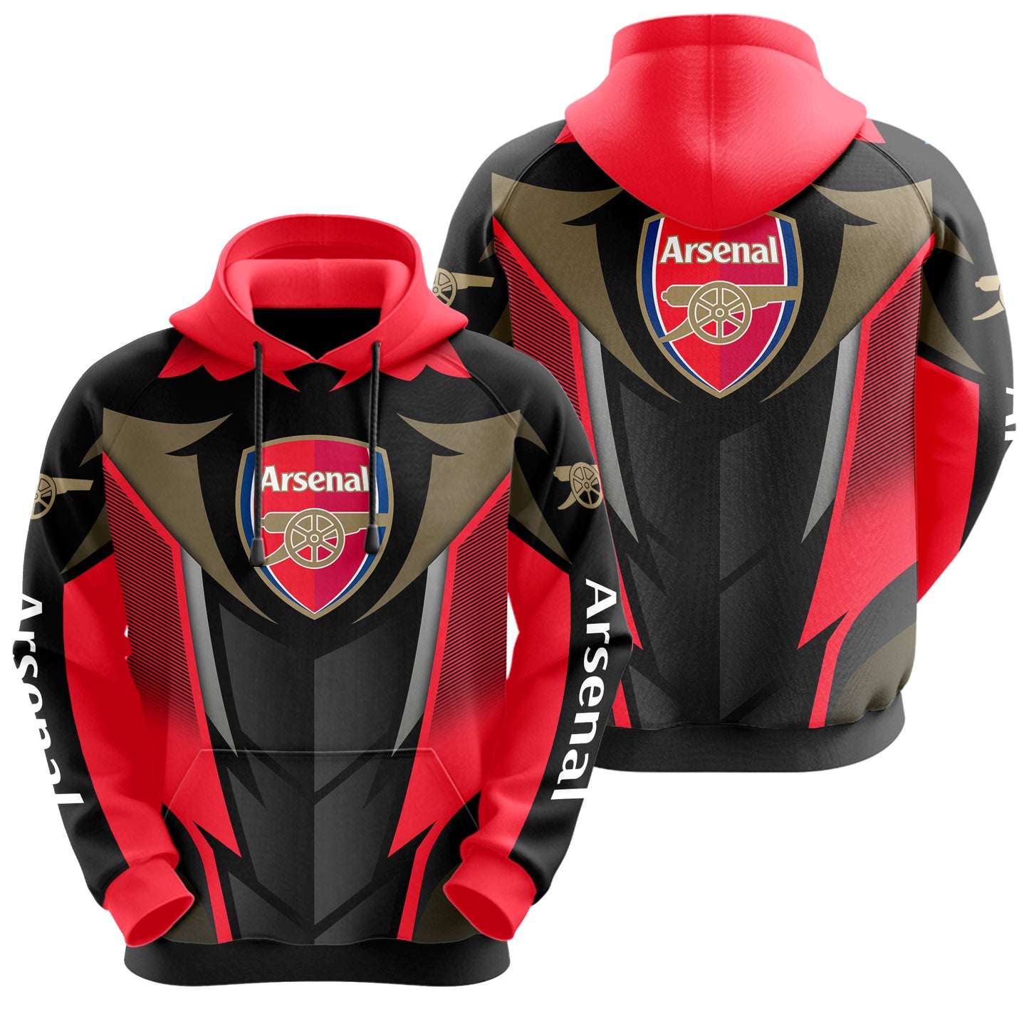 Personalized Arsenal 3D All over Printed Hoodie and Sweatpants set V9