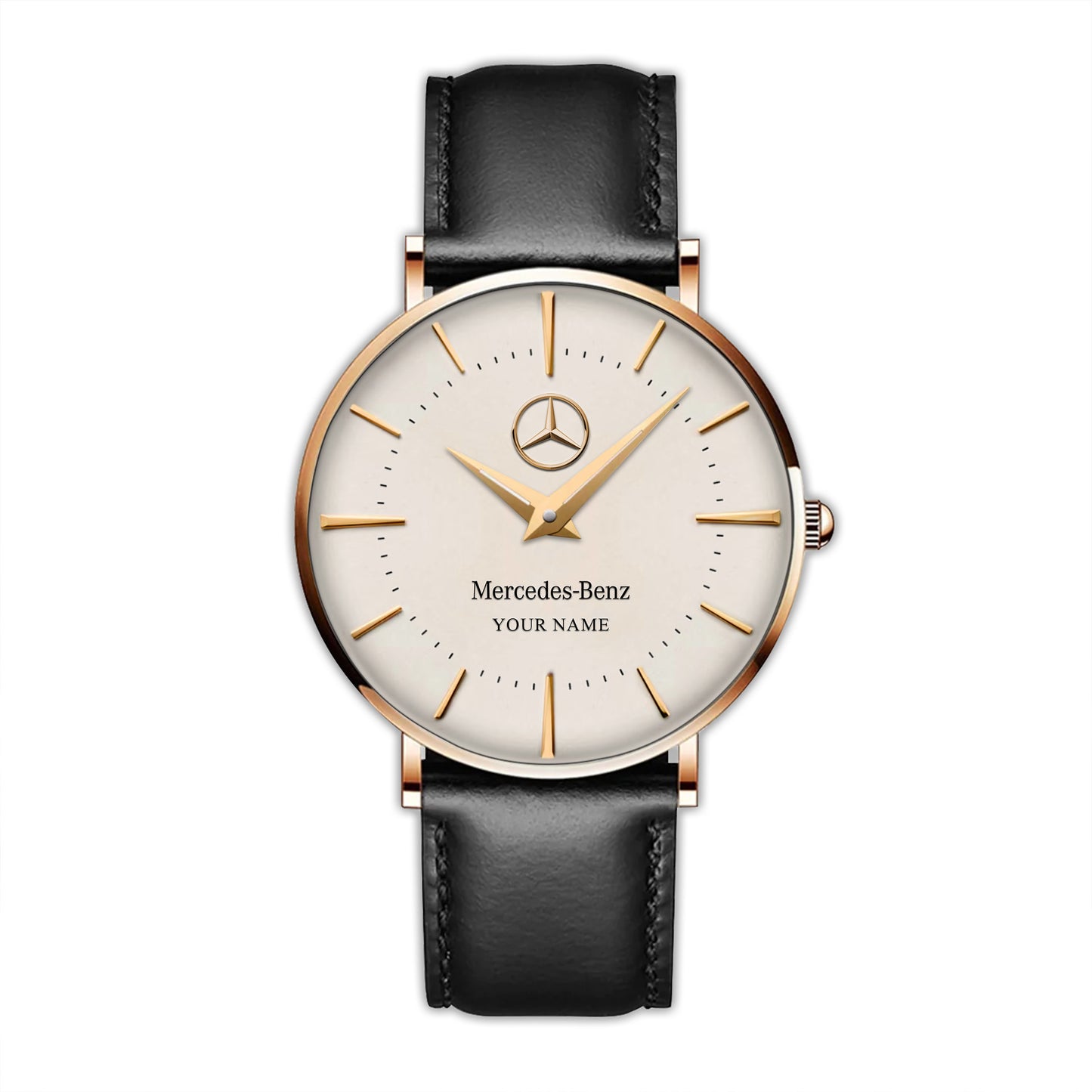 Personalized Merc Flagship Leather Watch