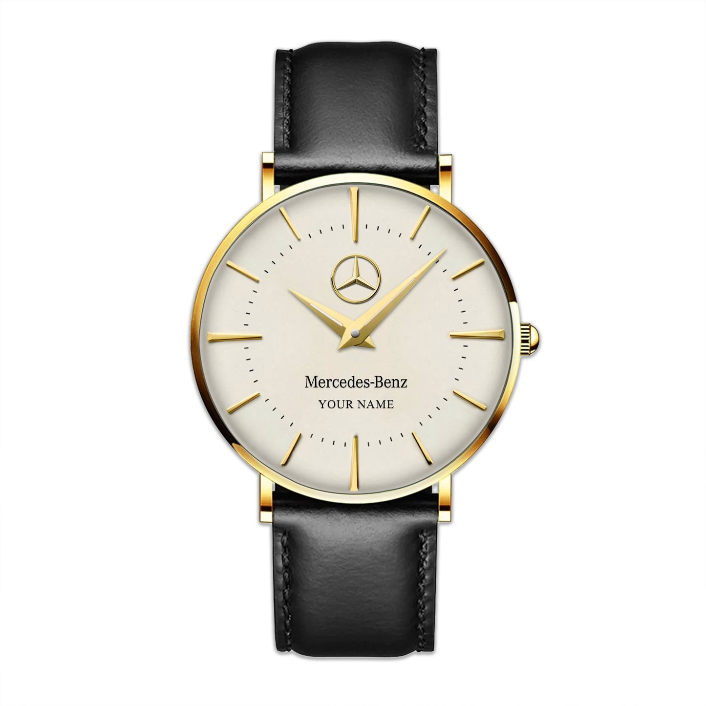 Personalized Merc Flagship Leather Watch