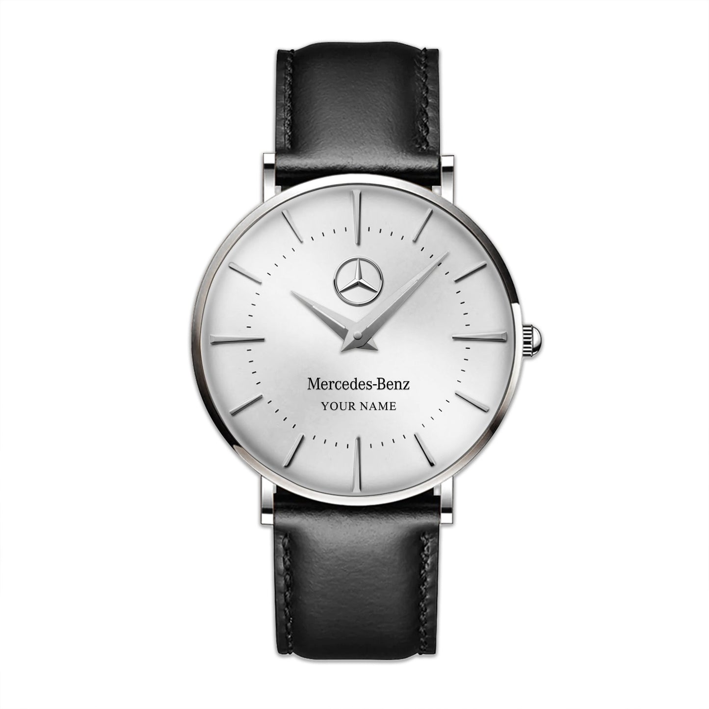 Personalized Merc Flagship Leather Watch