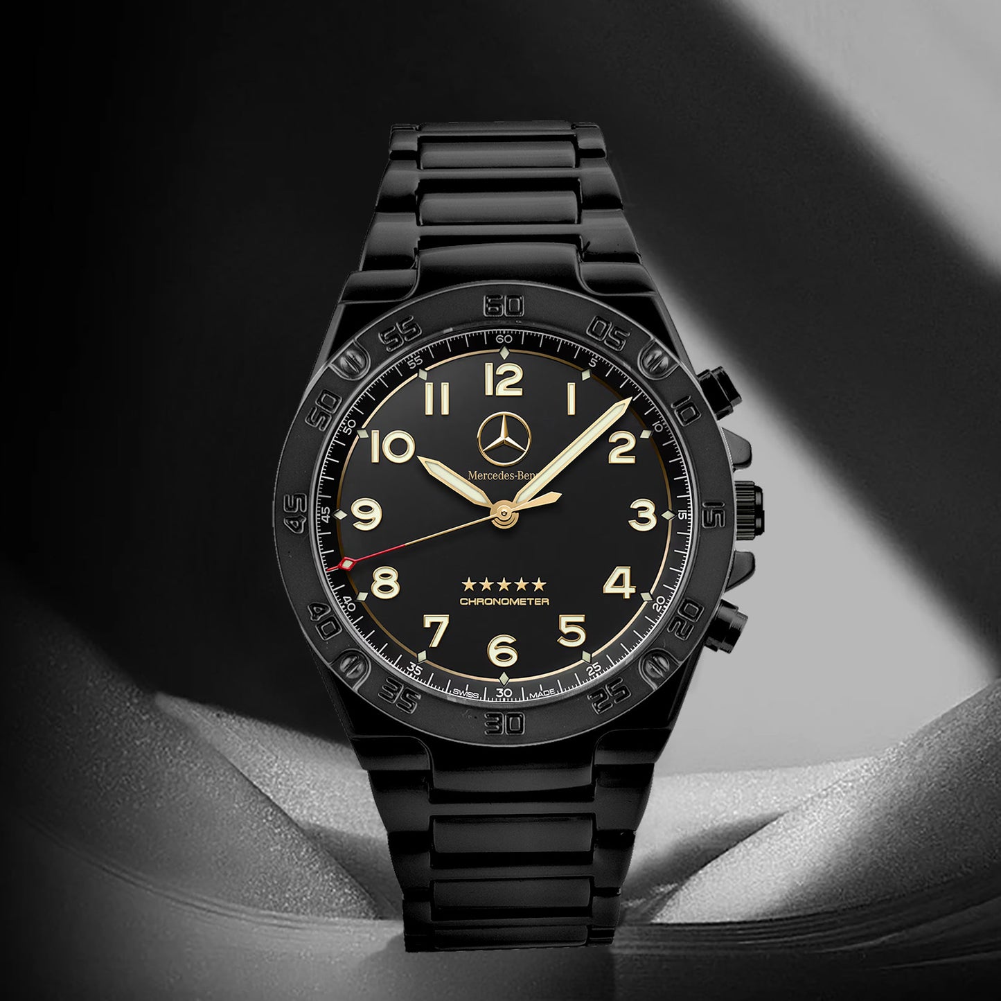 Merc Chronometre Dial Steel Watch