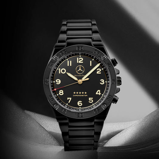 Merc Chronometre Dial Steel Watch