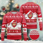 Arsenal Q11 Ugly Christmas Sweater , Unisex Wool Sweater