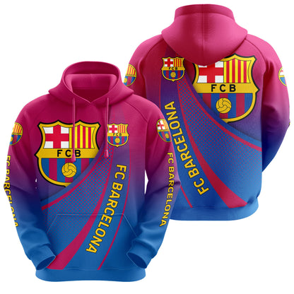 Personalized Barcelona 3D All over Printed Hoodie and Sweatpants set V9