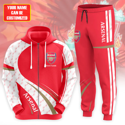 Personalized Arsenal 3D All over Printed Hoodie and Sweatpants set V10