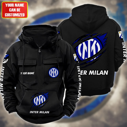 Personalized Inter Milan Tear Retro Cotton Hoodie