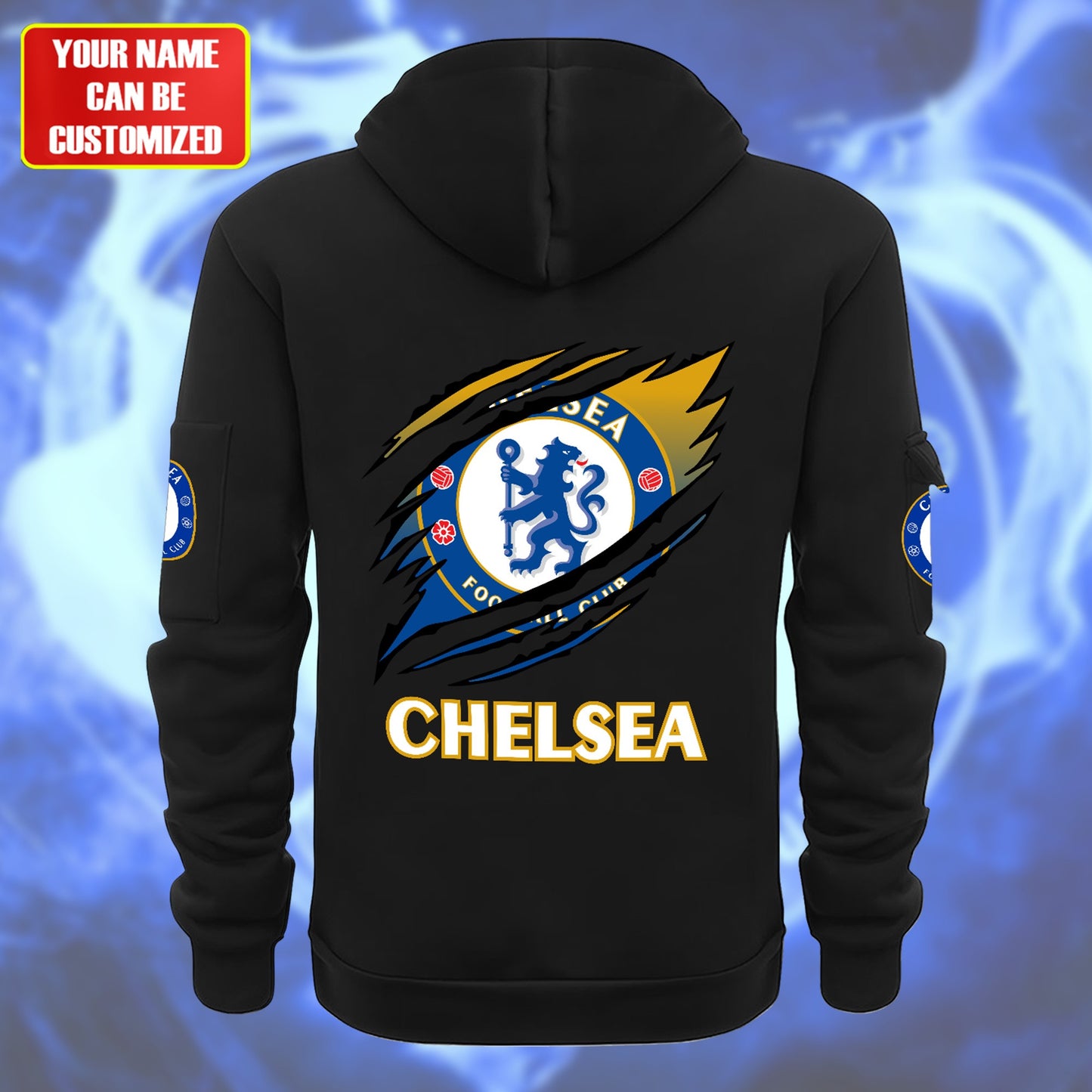 Personalized Chelsea Tear Zip-Hoodie Cotton Jacket