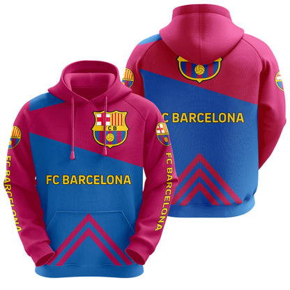 Personalized Barcelona 3D All over Printed Hoodie and Sweatpants set V10