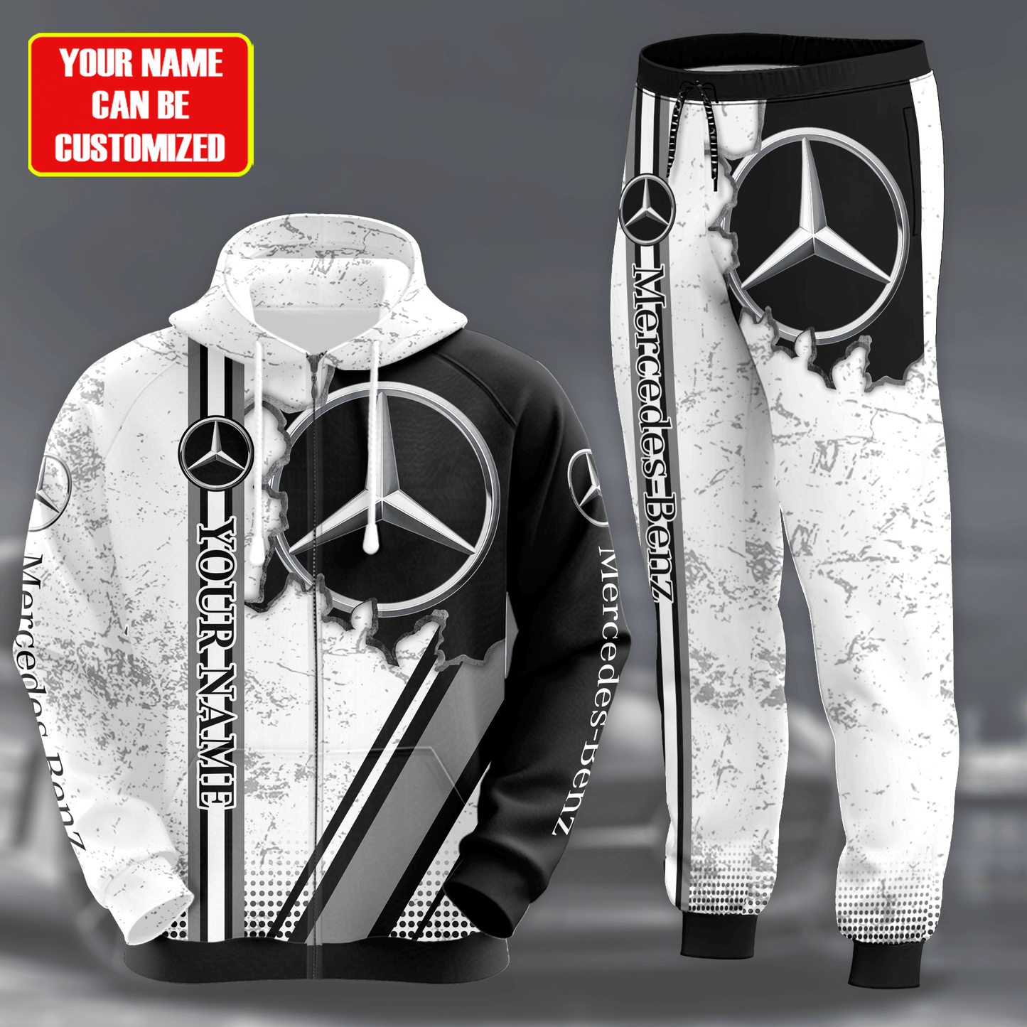 Personalized Merc 3D All over Printed Hoodie and Sweatpants set V6