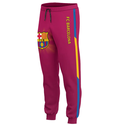 Personalized Barça Q13 3D All over Printed Hoodie and Sweatpants set