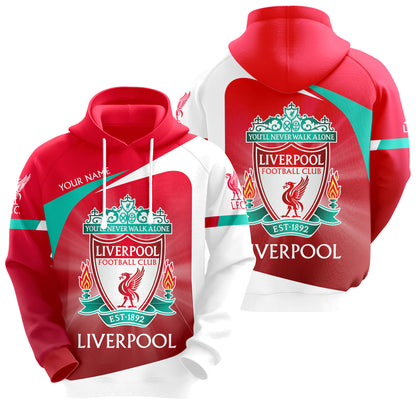 Personalized Liverpool Q9 3D All over Printed Hoodie and Sweatpants set